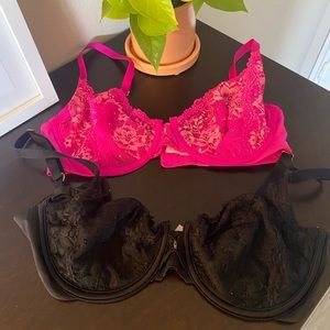 Victoria’s Secret Demi Bras 32DD Bundle